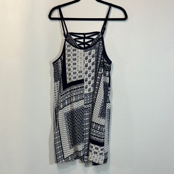 JEALOUS TOMATE DRESS COLOR BLUE/WHITE SIZE L - Picture 10 of 13